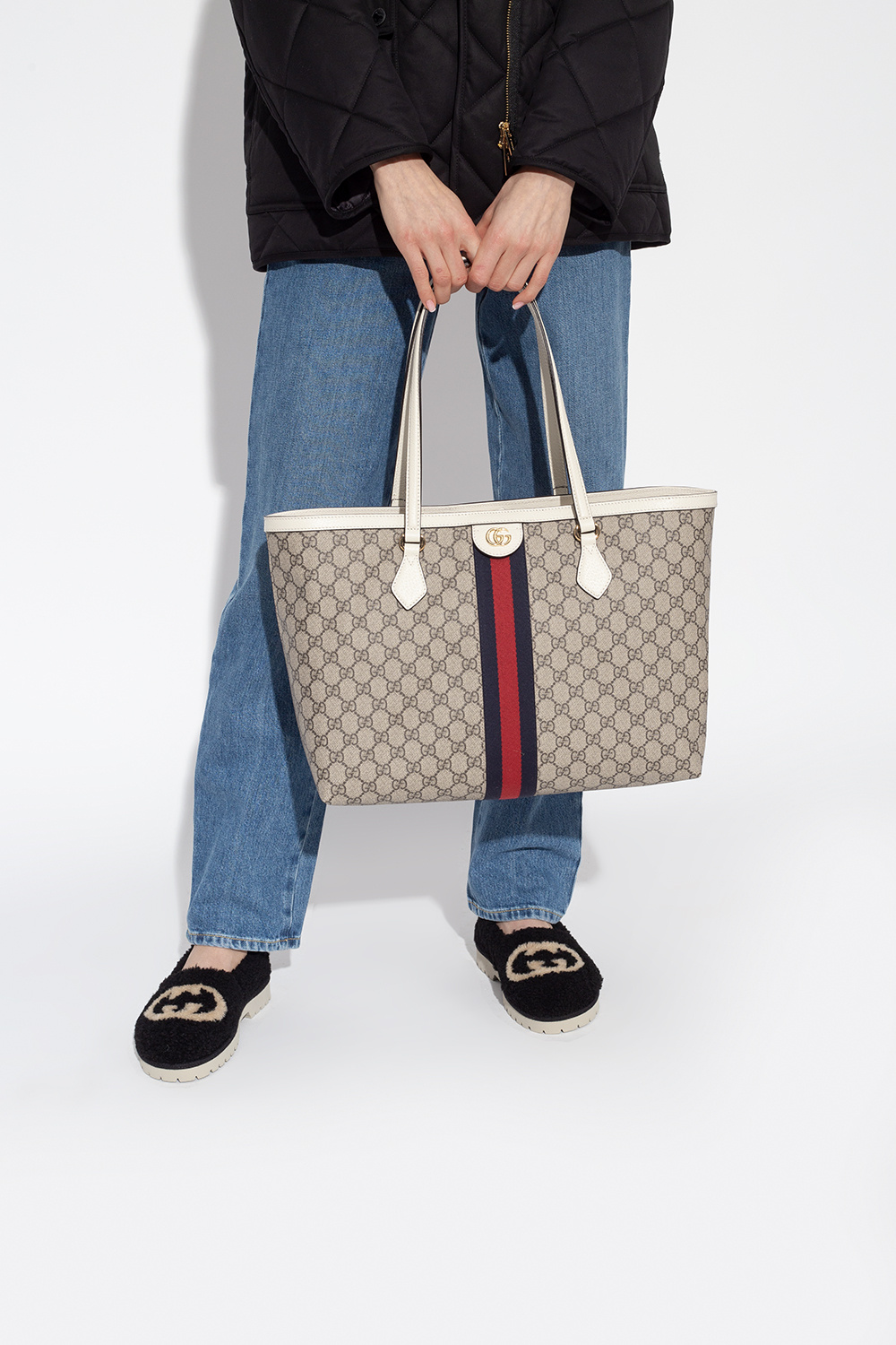 Beige 'Ophidia Medium' shopper bag Gucci - Vitkac Canada